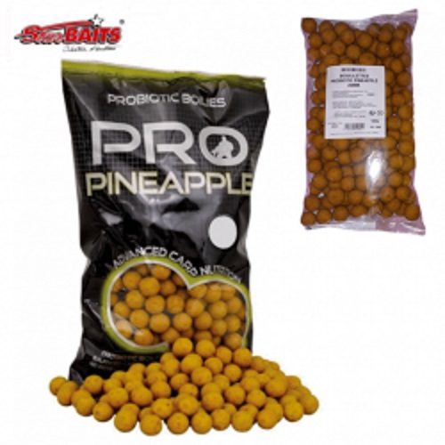STARBAITS BOILIES PROBIOTIC PINEAPPLE 20MM 1KG 640127