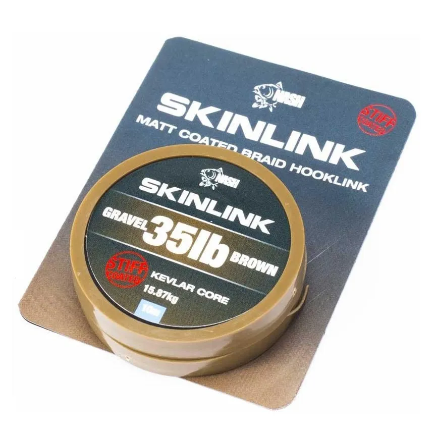 Nash Skinlink Stiff Gravel Brown 35Lb 10m