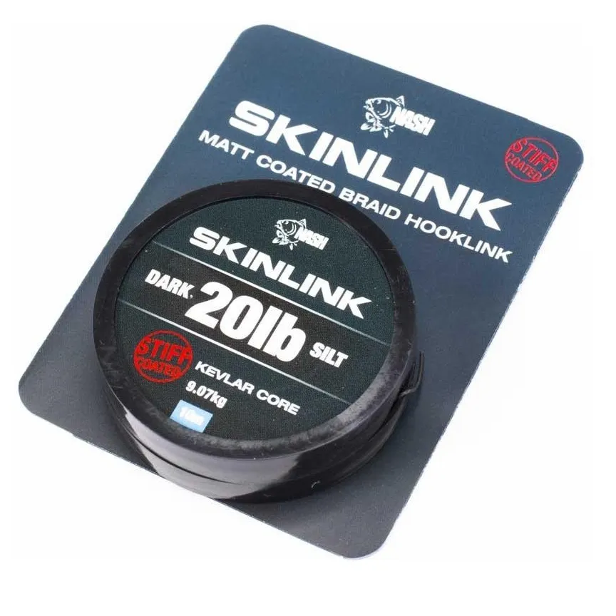 Nash Skinlink Stiff Silt 20Lb 10m