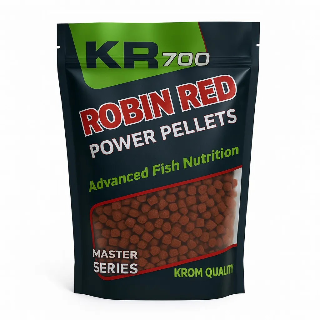 KROM QUALITY KR700 POWER PELLETS ROBIN RED 8MM 800G KQPP0206