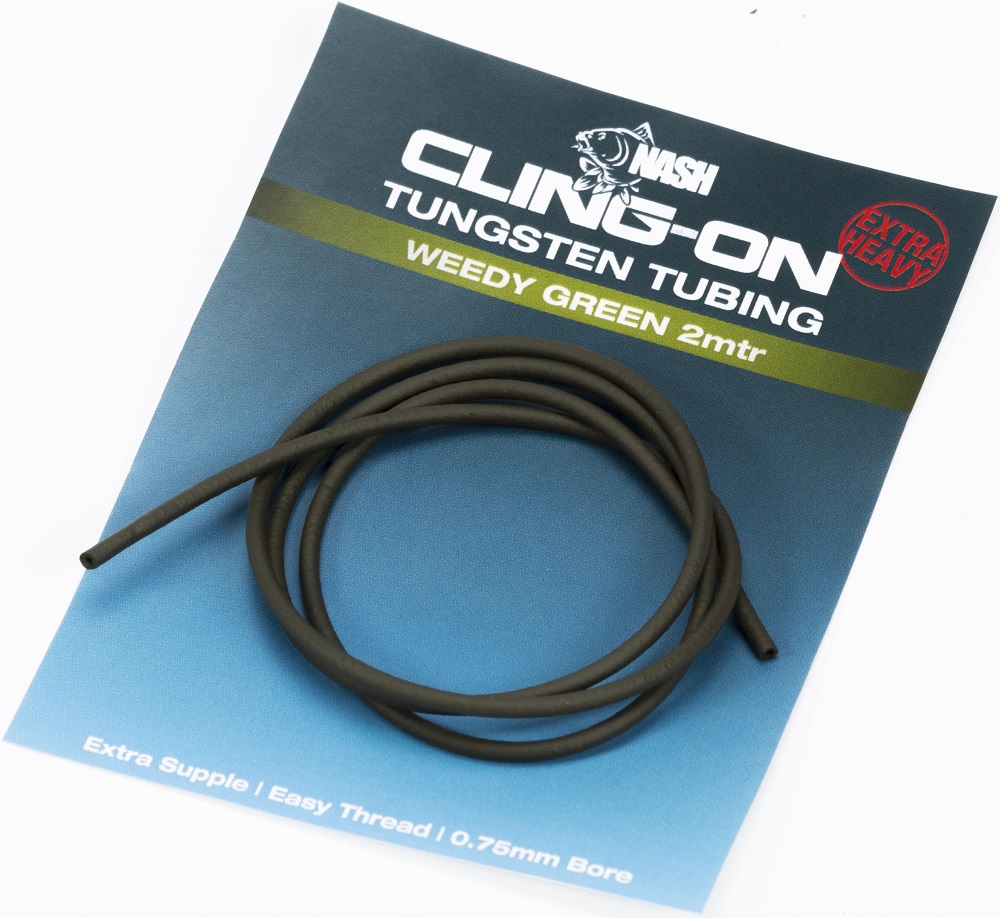 [T8720] NASH CLING ON TUNGSTEN TUBING GRAVEL BROWN 2M  T8720