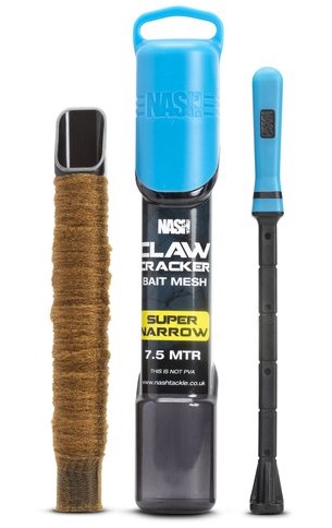 [T8672] NASH CLAW CRACKER BAIT MESH SUPER NARROW 7.5M T8672