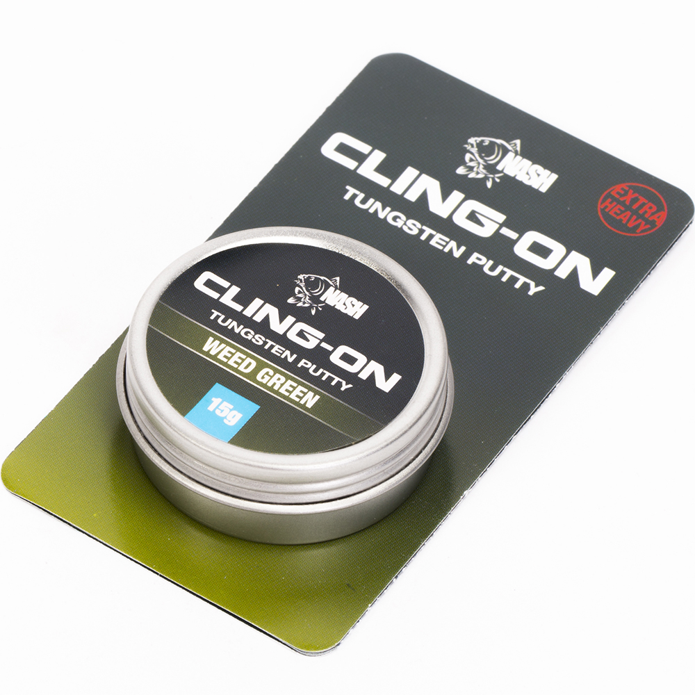 [T8341] Nash Cling On Tungsten Putty Weed Green