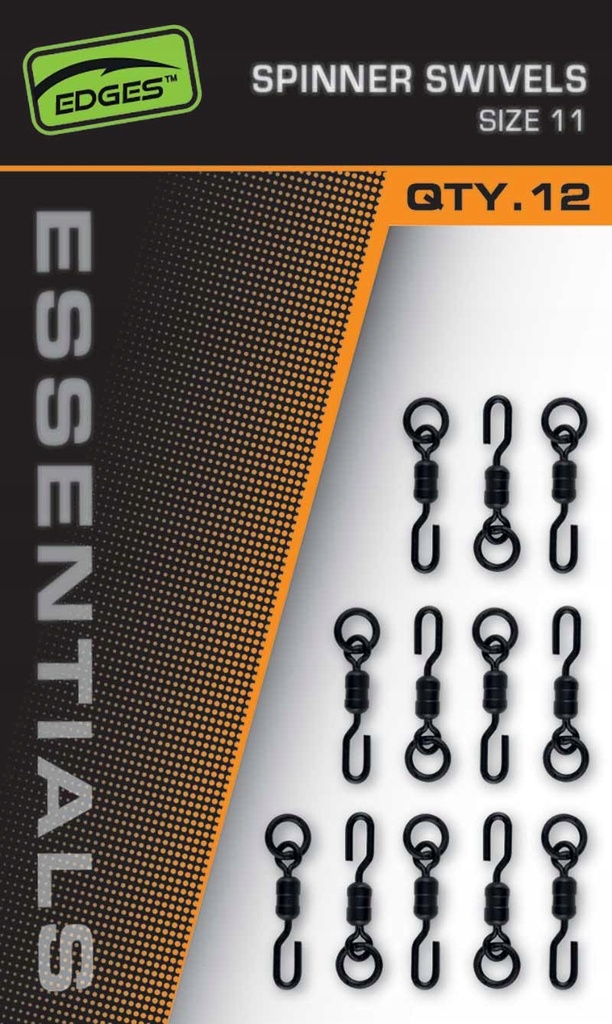 [CAC878] FOX EDGES™ ESSENTIALS SPINNER SWIVELS – SIZE 11 CAC878