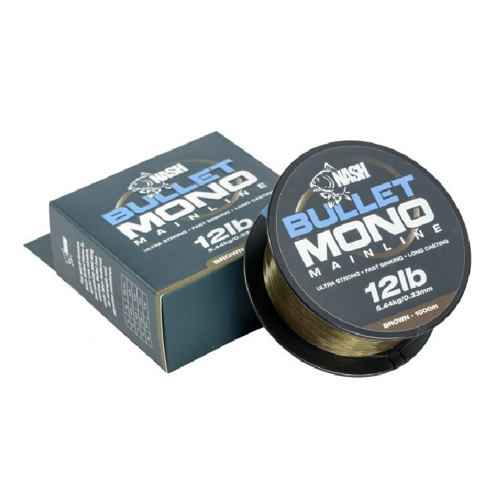 Nash Bullet Mono Brown 0,33mm 1000m