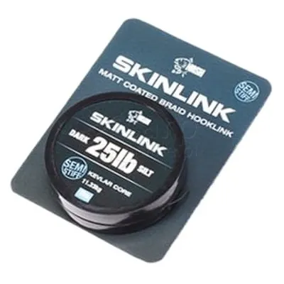 Nash Semi Stiff Skinlink Matt Coater Braid Hooklink Dark Silt 25Lb 10m