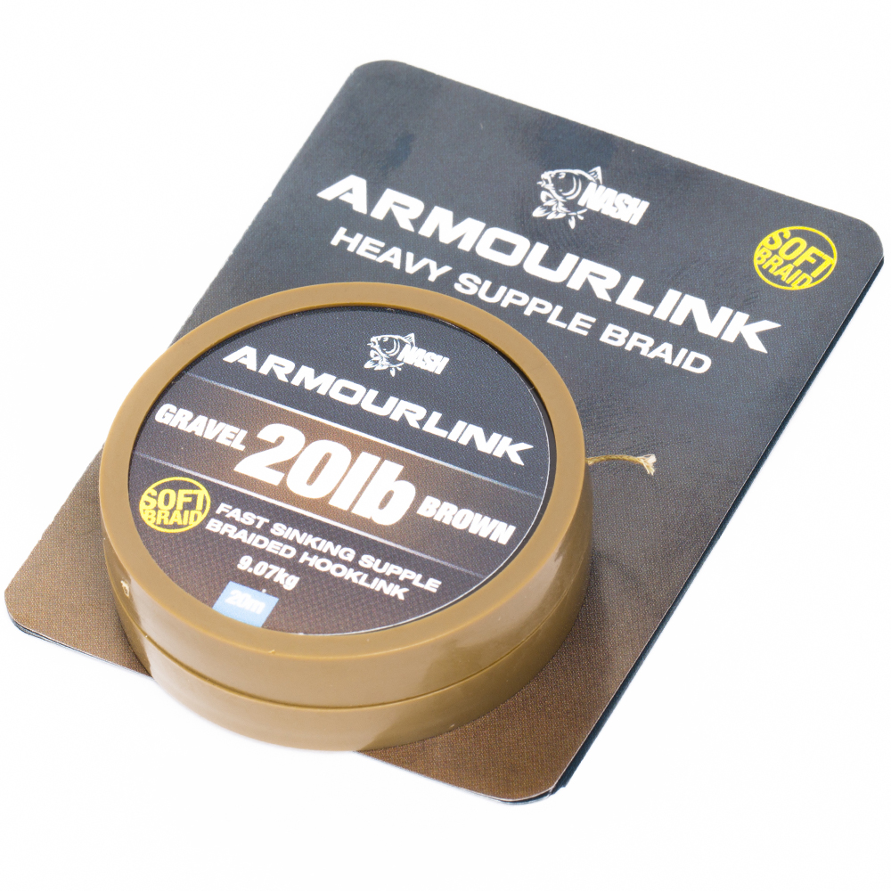 NASH ARMOURLINK GRAVEL 15LB BROWN 20M T8485
