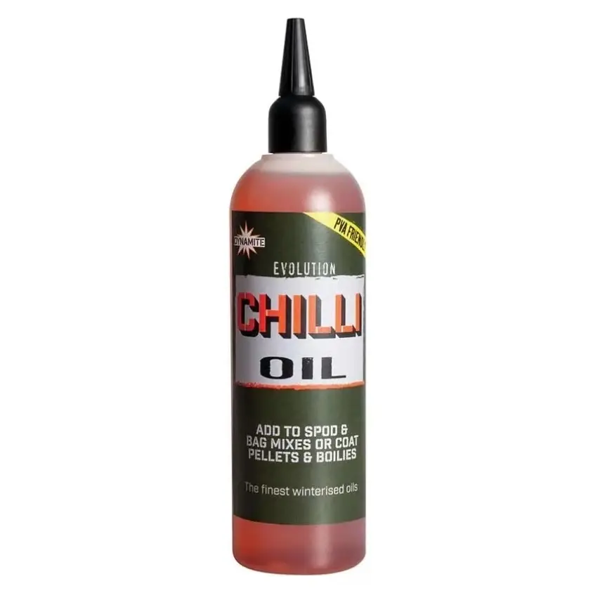 DYNAMITE BAITS EVOLUTION CHILLI OIL PVA FRIENDLY 300ML DY1238