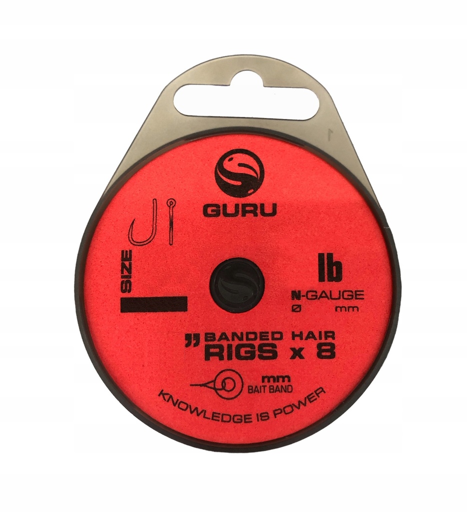 [GRR120] GURU TACKLE QM1 BAIT BANDS SIZE10 9LB 0 22MM GRR120