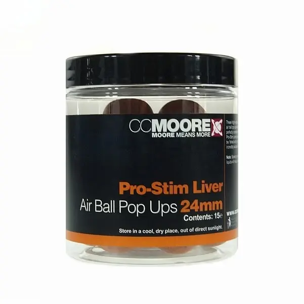 CC MOORE PRO STIM LIVER AIR BALL POP UPS 24MM 90601