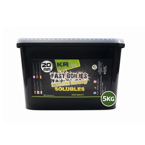 KROM QUALITY KR800 FAST BOILIES MELON HONEY SOLUBLES 20MM 5KG KQBS2050108