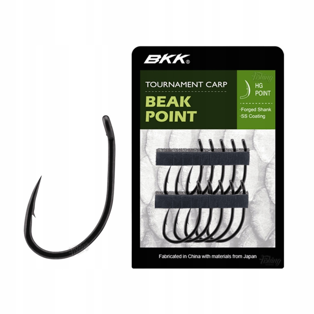 [A-BC-0431] BKK HOOK TOURNAMENT CARP BEAK POINT SIZE 6 10PCS