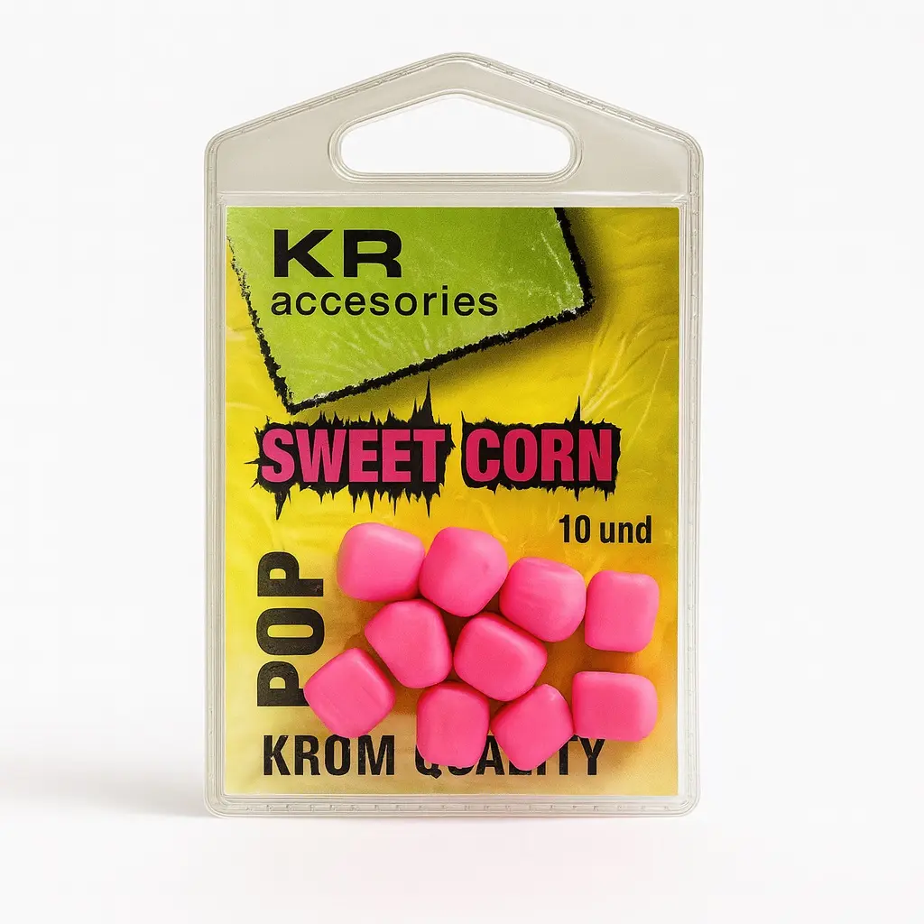 Krom Quality Artificial Pop Ups Sweet Corn Pink 10 Unid