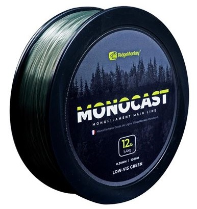 [RMT369] RIDGEMONKEY MONOCAST MONO 15LB (0 35 MM) LOW VIS CREEN  RMT369