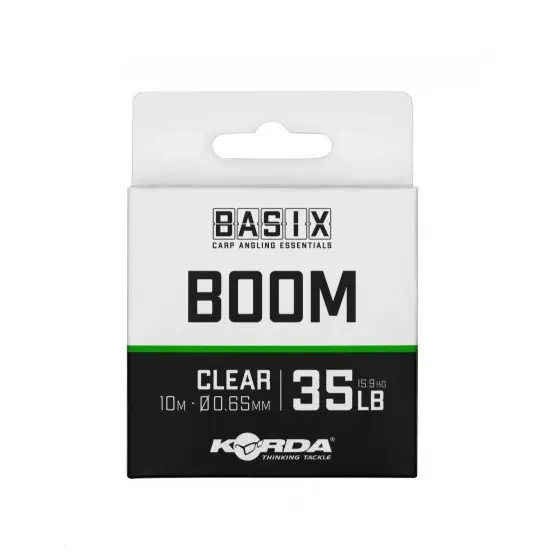[HBXOSI] KORDA BASIX BOOM CLEAR 10M O.65MM 35LB 15.9KG HBXOSI