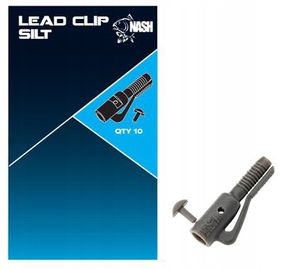 NASH LEAD CLIP SILT QTY 10 T8762
