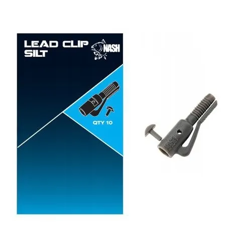 Nash Lead Clip Silt 10 Qty