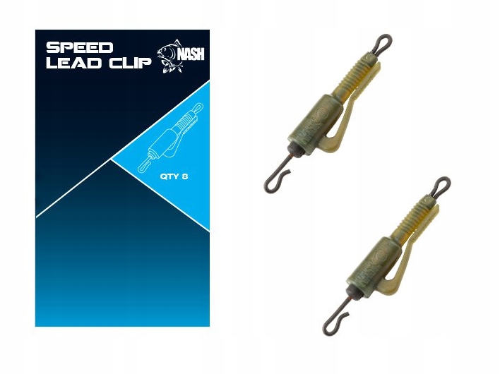 NASH SPEED LEAD CLIP GREEN CAMO T8750