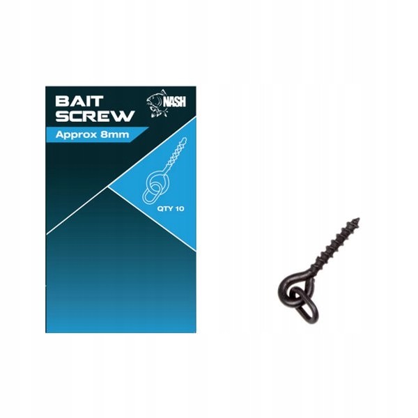 NASH BAIT SCREW SIZE 13MM QTY10 T8119