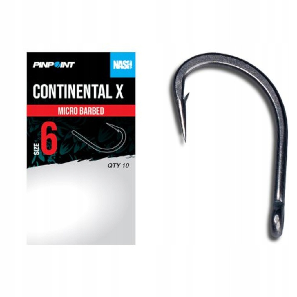 NASH CONTINENTAL X MICRO BARBED SIZE4 T6547