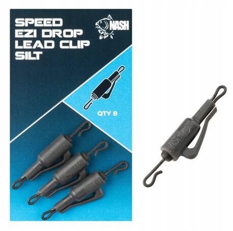 [T8761] Nash Speed Ezi Drop Lead Clip Silt