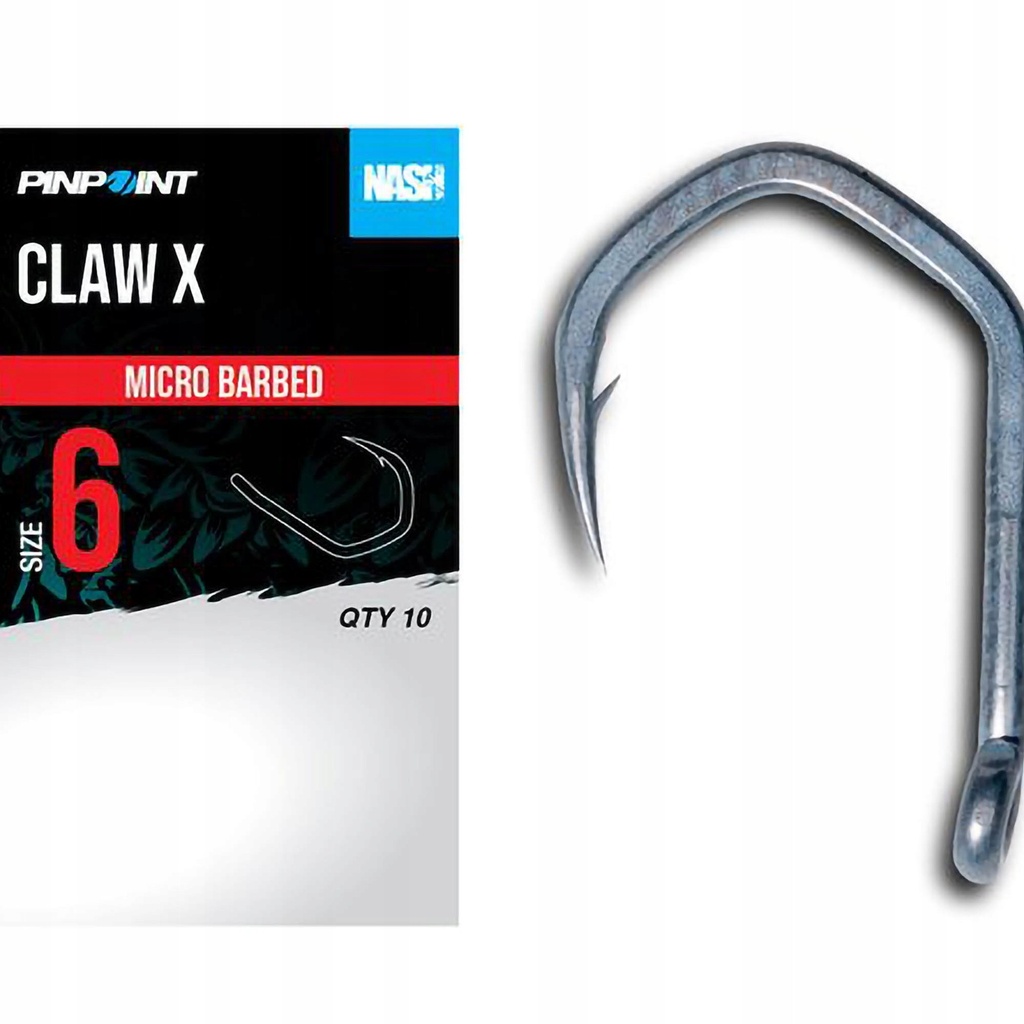 NASH CLAW X MICRO BARBED SIZE 4 T6511