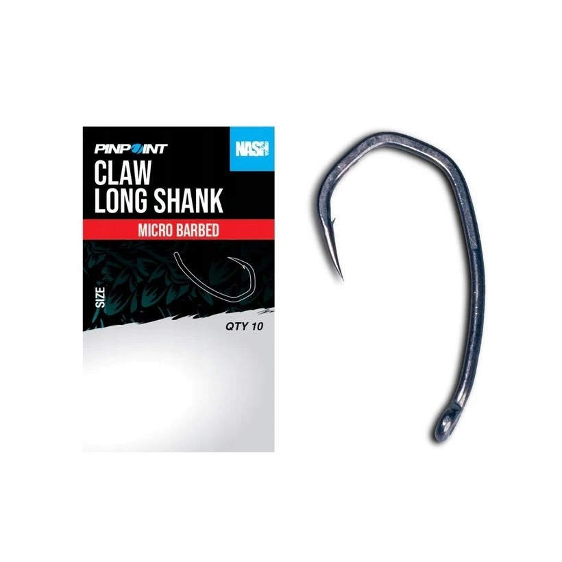 Nash Claw Long Shank Micro Barbed Size 4