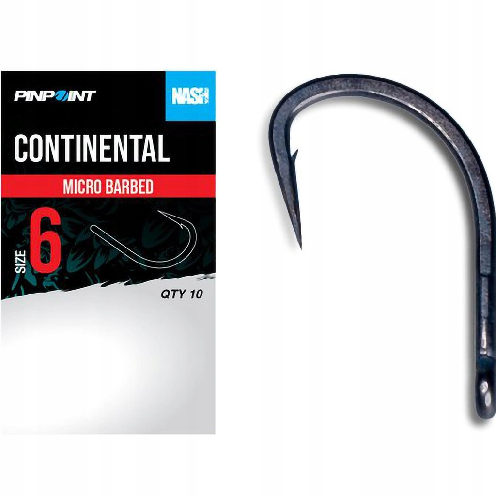 [T6544] NASH CONTINENTAL MICRO BARBED SIZE 4 T6544