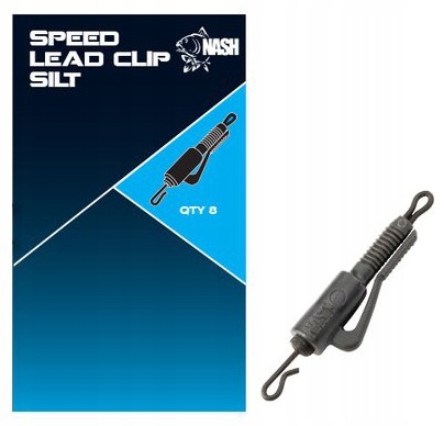 NASH SPEED LEAD CLIP SILT BLACK T8760