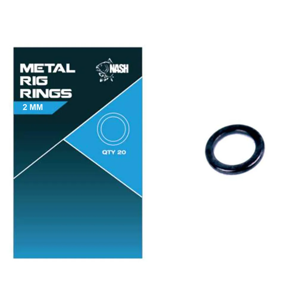 [T8328] Nash Metal Rig Rings 2,0mm