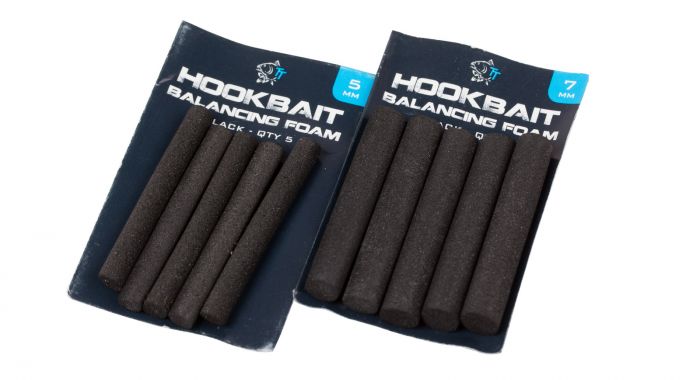 NASH HOOKBAIT BALANCING FOAM 7MM BLACK T8551