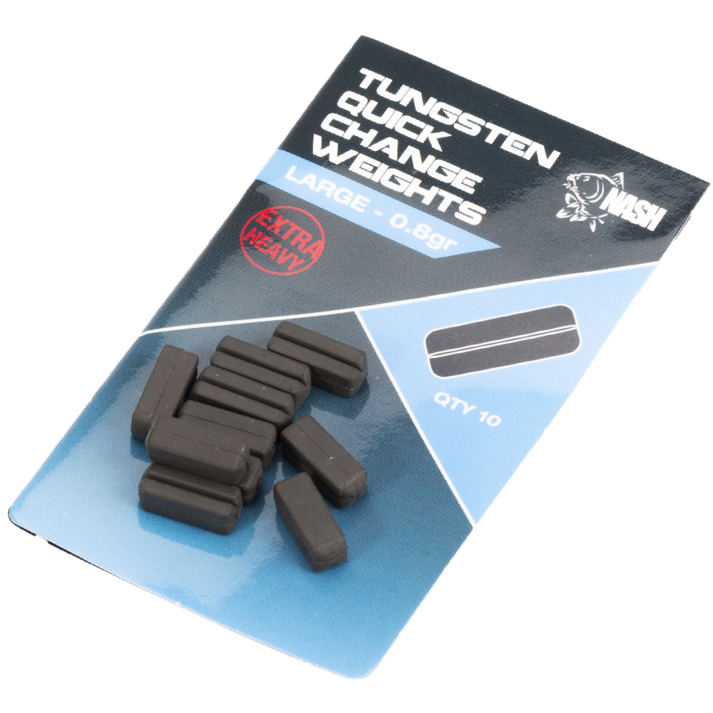 [T8704] NASH TACKLE TUNGSTEN QUICK CHANGE WEIGHTS SMALL 0.3GR T8704