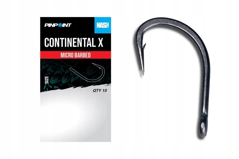 NASH CONTINENTAL X MICRO BARBED SIZE 6 T6548