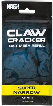 [T8674] NASH CLAW CRACKER BAIT MESH REFILL SUPER NARROW 7.5MTR T8674