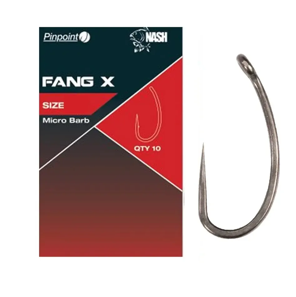 [T7530] Nash Fang X Barbless Size 4