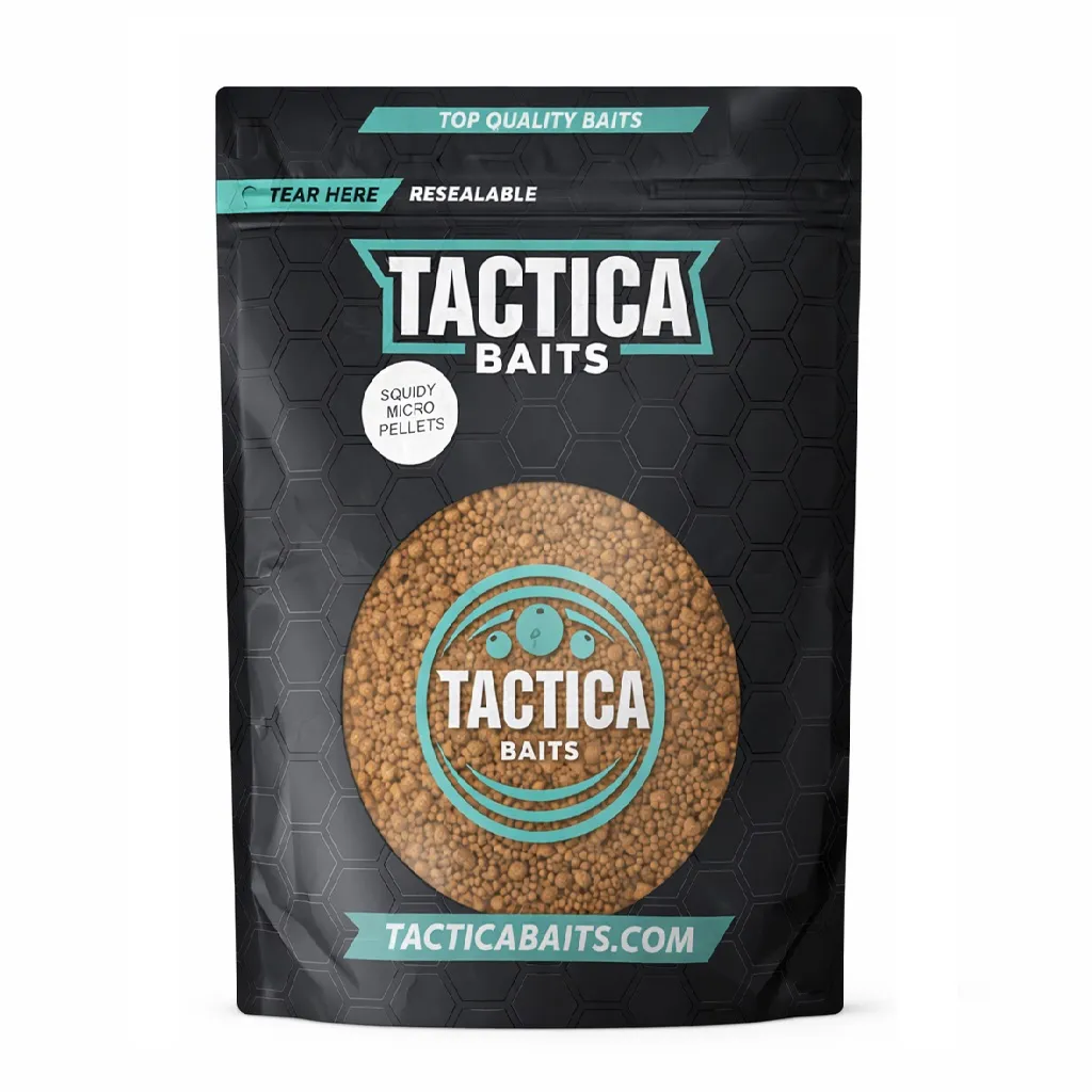 [SQ15] TACTICA BAITS SQUIDY MICRO PELLETS 2MM & 4MM 1KG SQ15