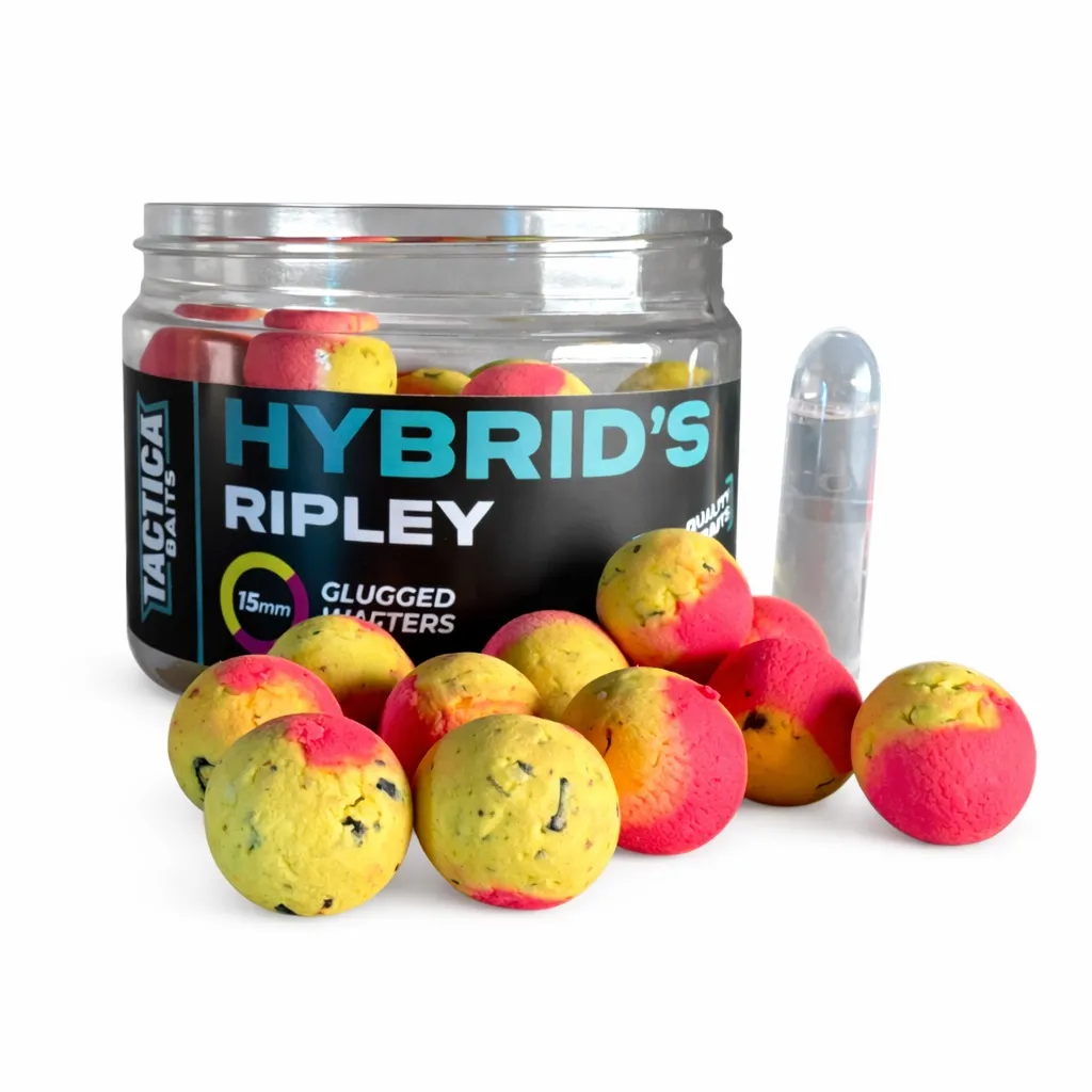 [RI08] TACTICA BAITS HYBRIDS RIPLEY GLUGGED WAFTERS 20MM 150ML