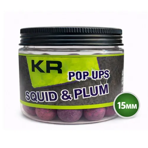 Krom Quality KR500 Pop Ups Squid Plum Multicolor 15mm