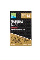 PRESTON INNOVATIONS HOOKS NATURAL N 30 BARBED SIZE 14 15 UNID P0150069