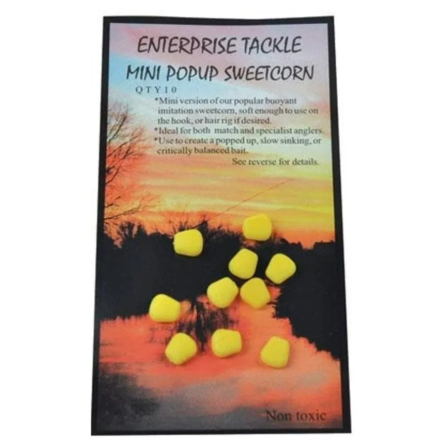 ENTERPRISE TACKLE MINI POPUP IMITATION SWEETCORN AMARILLO 10 UND ET13MIYUF