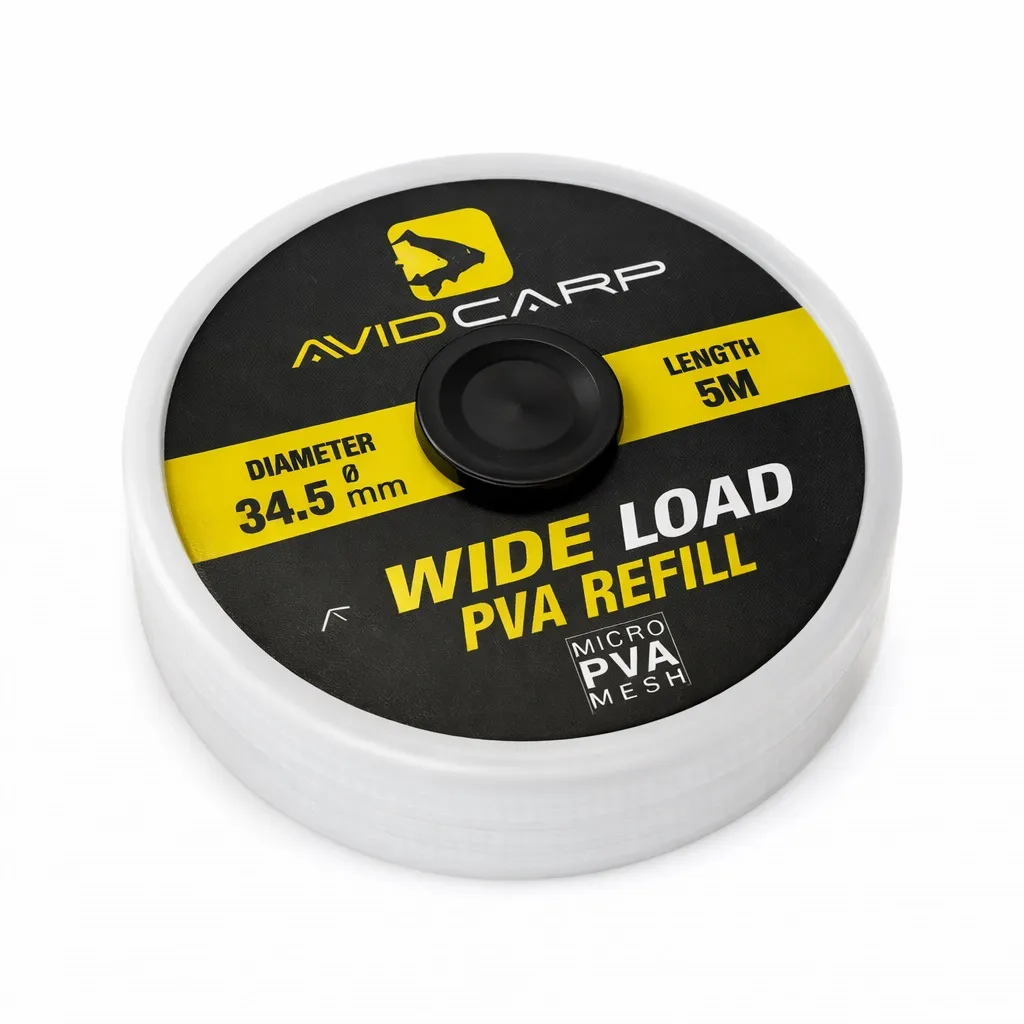 [AVPVAWLR] AVID CARP WIDE LOAD PVA REFILL 34.5MM 5M AVPVAWLR