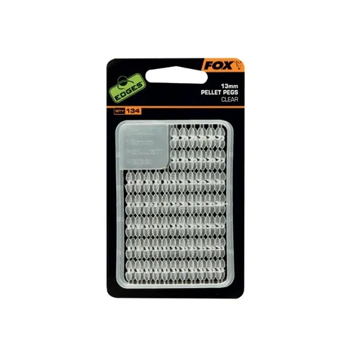 Fox Edges Pellet Pegs 13mm X2 Clear