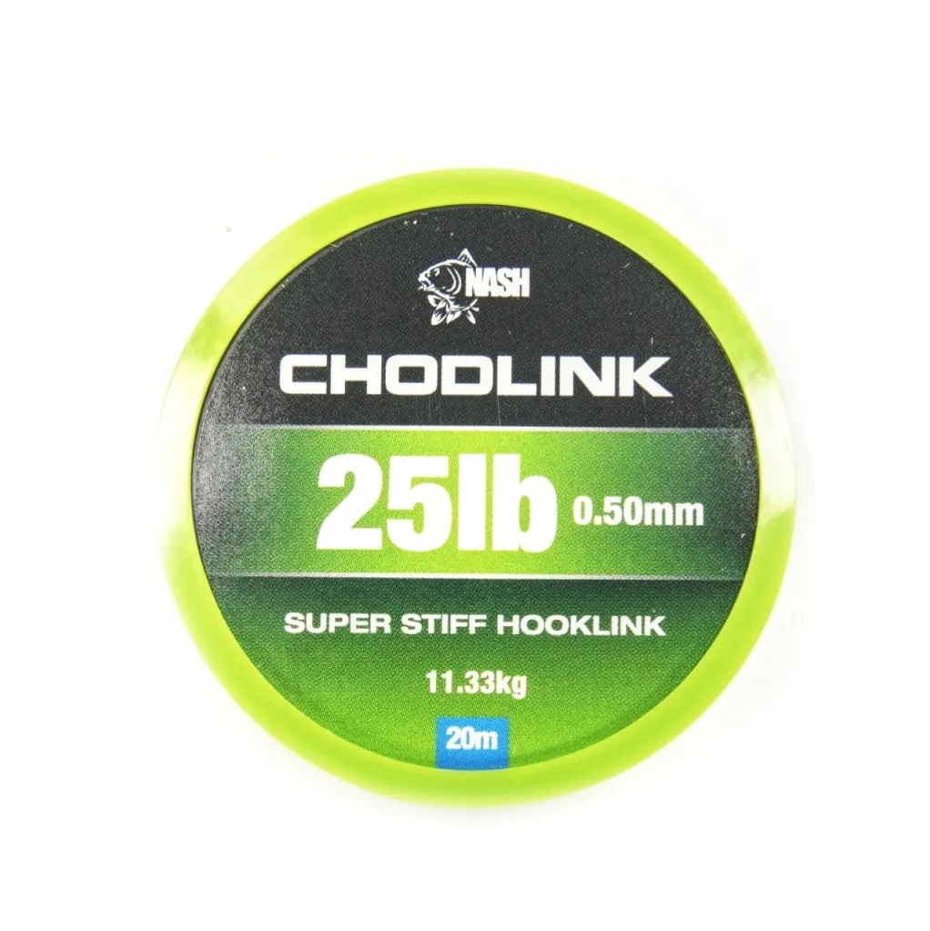 [T2692] Nash Chod Link Super Stiff Hook Link 20m 25Lb