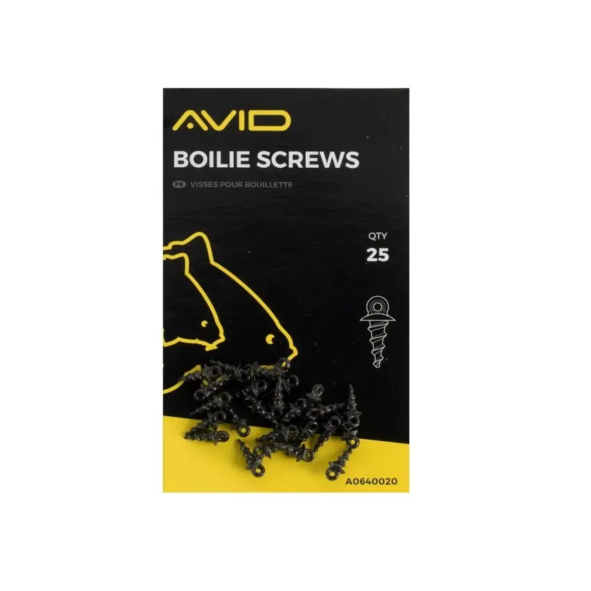 AVID CARP BAIT SCREWS 25 UNID AVBSR