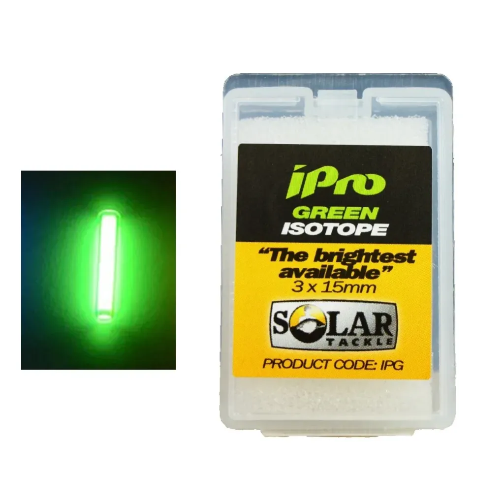 SOLAR TACKLE IPRO GREEN ISOTOPE 3X15MM SIGI
