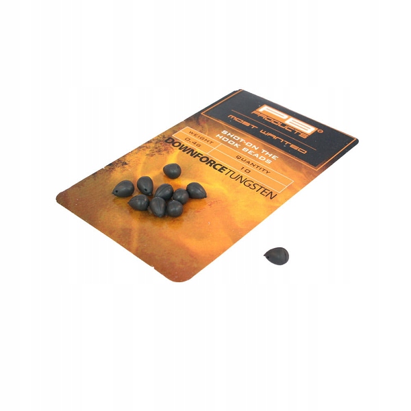 PB DOWNFORCE TUNGSTEN SHOT ON THE HOOK BEADS 0 4 G 19460