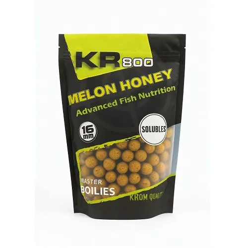 [KQBS160108] Krom Quality KR800 Boilies Solubles Melon Honey 16mm 800g