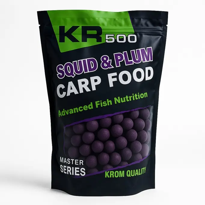 Krom Quality KR500 Boilies Squid Plum 20mm 800g