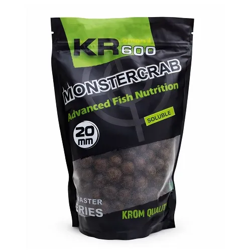 Krom Quality KR600 Boilies Solubles Monstercrab 20mm 800g