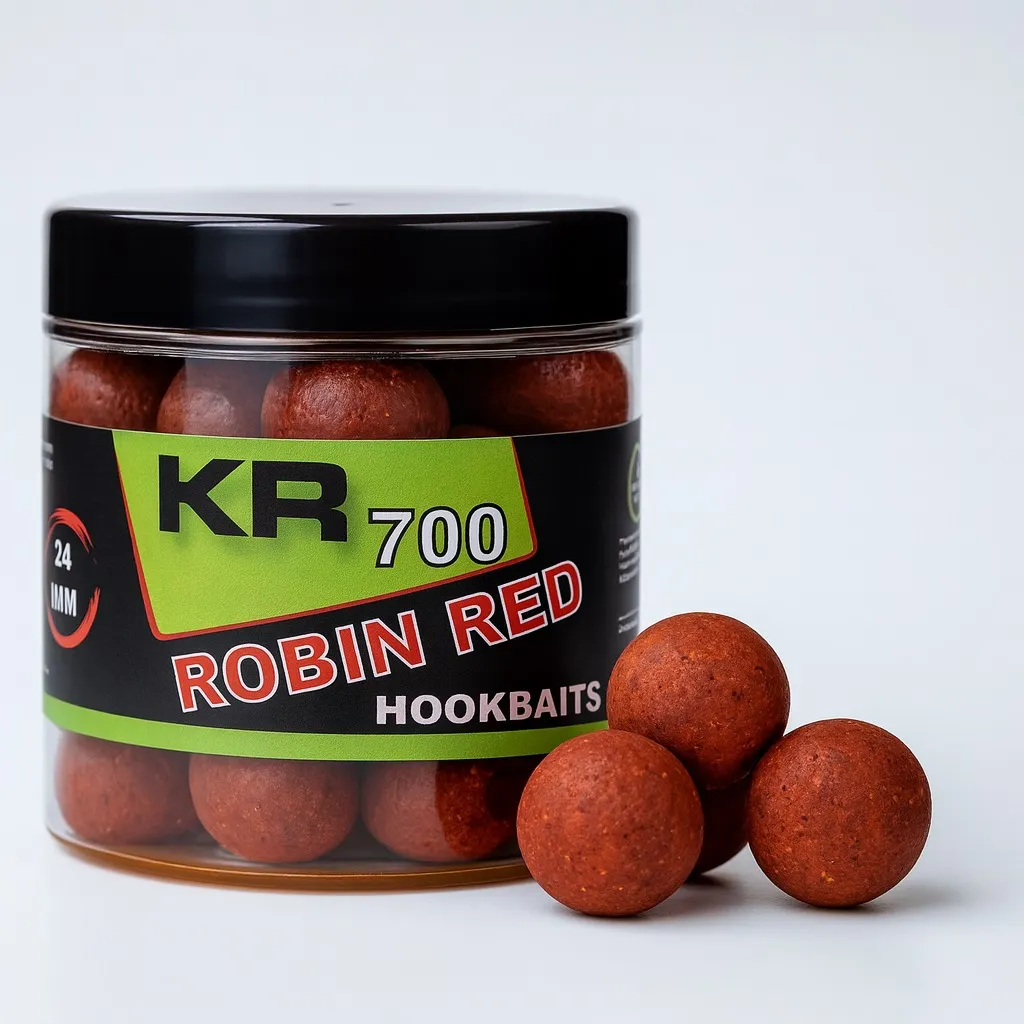 Krom Quality KR700 Hookbaits Robin Red 24mm